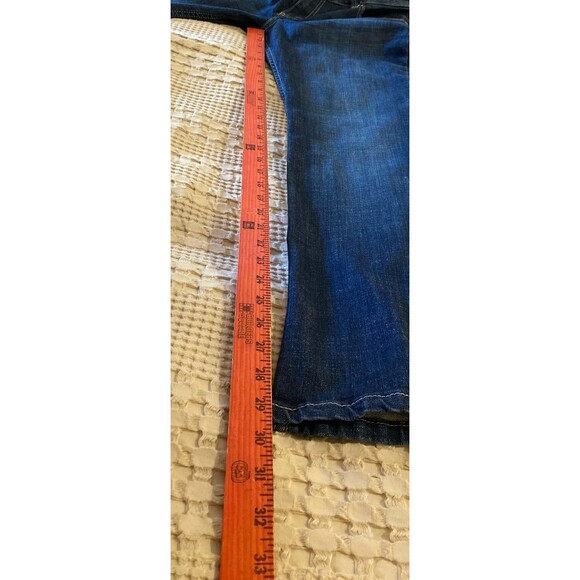 Wrangler Womens Jeans Bootcut Size 11 Hemmed 29 inch Inseam Detailed Stitching - Picture 10 of 12